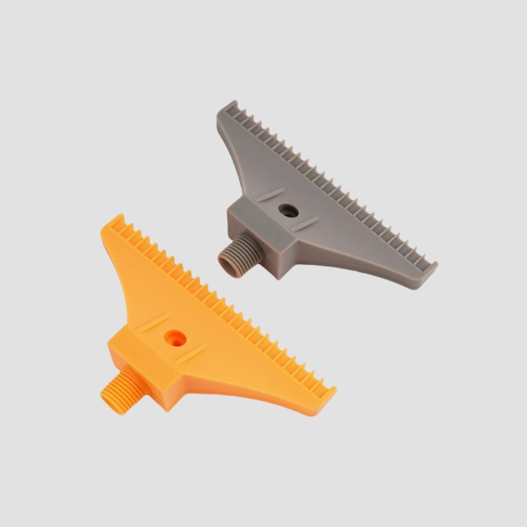 塑料吹风喷嘴竹节管万向管冷却吹气嘴48孔110mm加宽风刀梳型喷头