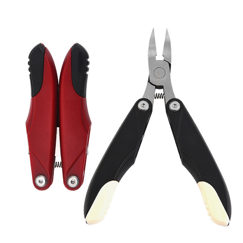 Folding dead skin pliers, beauty pliers, creative olecranon pliers, nail groove ingrown toenail pliers, multifunctional portable nail clippers, nail scissors