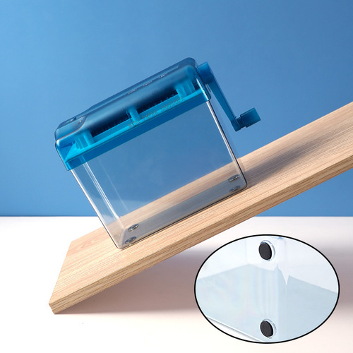 Desktop household manual shredder office hand-cranked paper shredder A4 paper document strip cutting machine