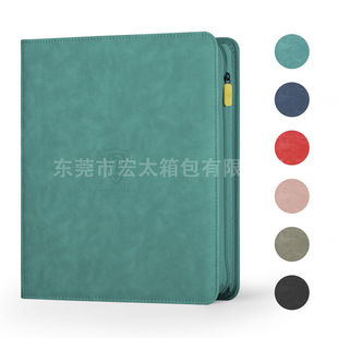 Business Style 12-Slot Card Album, Large-Capacity Business Card Storage Album, Multi-Card Slot Pu Leather Collection Book, Card Holder, Card Album