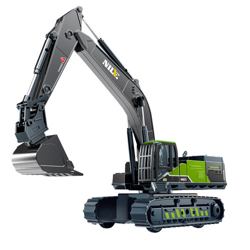 Hao Tong 601-1 Cross-border Extra Large Alloy Children's Excavator Toy Truck for Boys Simulation Excavator Construction Truck