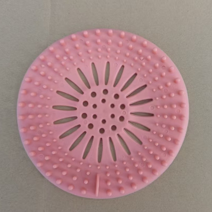 Venta al por mayor filtro de pelo de alcantarilla de baño fregadero de cocina neto desodorante bloqueado cubierta de drenaje de piso de silicona anti-cabello