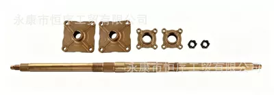 Atv Small Dinosaur Big Bull Beach Vehicle Modification Parts 110-250Cc Rear Axle Sprocket Hub Fixing Flange (Motorcycle frame) - rear-axle-kit-shaft-length-710mm