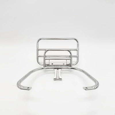 Motorcycle frame Rear Rack Suitable for - gts300-silver-backrestless-rear-shelf