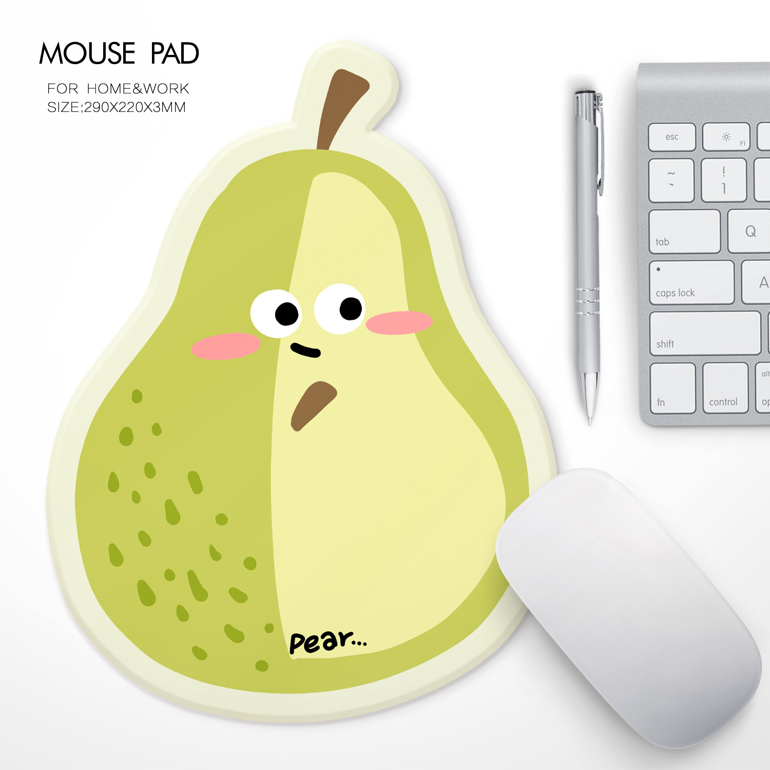 Tappetino per mouse Alien Fruit Office Cartoon INS Style Dopamine Colorway_voghion.com