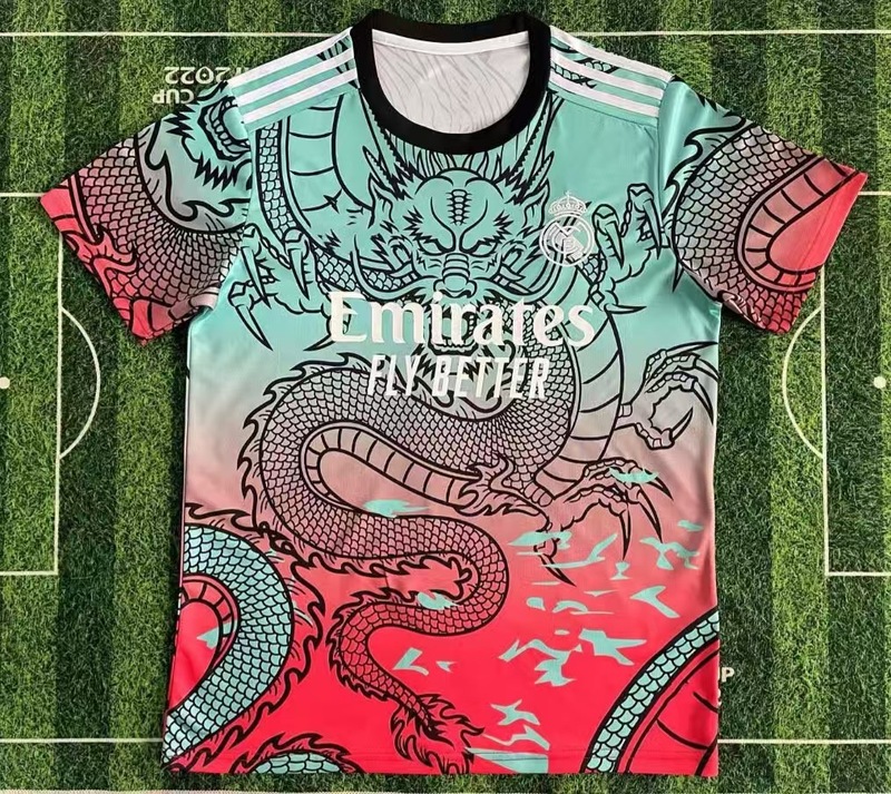特别版足球服皇马巴西2526跨境短袖t恤休闲运动球衣球迷西甲球队|undefined