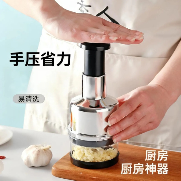 German garlic artifact to pat the knife 304 stainless steel presses…