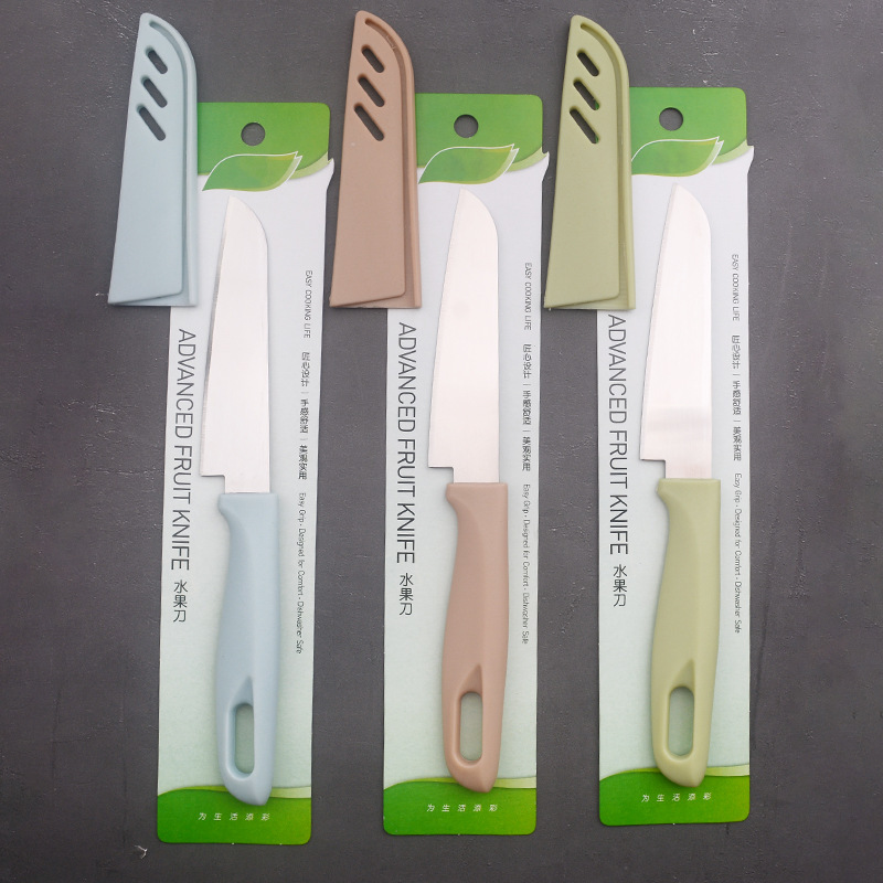 Pelador de frutas y melón doméstico, cortador de piel portátil, cuchillo de corte de melón multifuncional, cuchillo de fruta de acero inoxidable con empaque