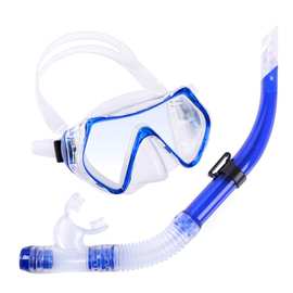 大视野面罩 潜水镜套装 浮潜用品 批发 半干式呼吸管装备一件代发