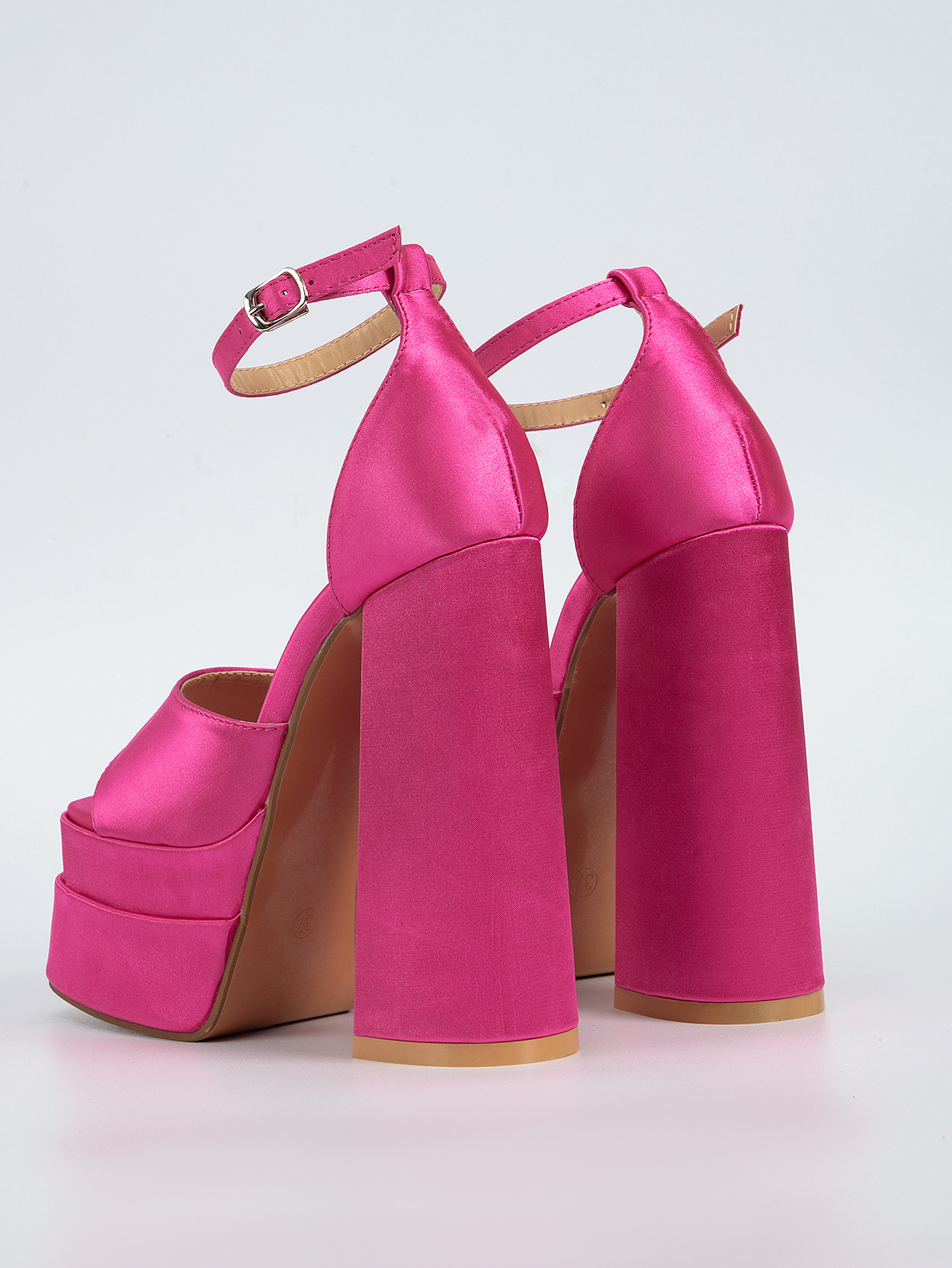 Damen neue 12 cm Super-High-Heel-Sandalen, wasserdichte Plateau-Sandalen mit dicker Sohle und dickem Fersenriemen_voghion.com