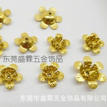 单层立体花金属铜花DIY配件