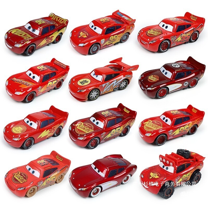 Cars: The Animated Movie Series New Lightning McQueen Children's Alloy Toy Car Model Collectible Gift Sliding Car Cars: The Animated Movie Series New Lightning McQueen Children's Alloy Toy Car Model Collectible Gift Sliding Car