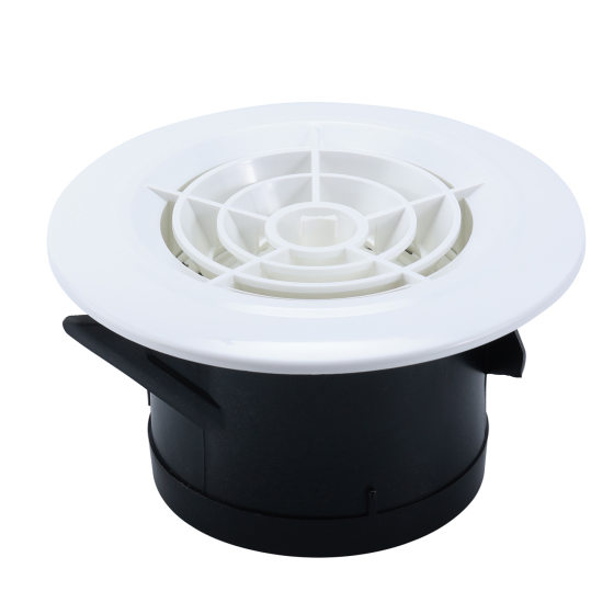 ABS fresh air central air conditioning air outlet outlet round Louver knob adjustable exhaust air outlet