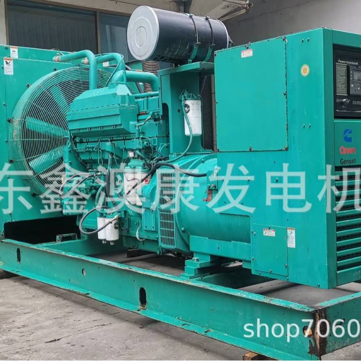 500KVA CUMMINS康明斯二手柴油发电机组东莞出售出租回收维保