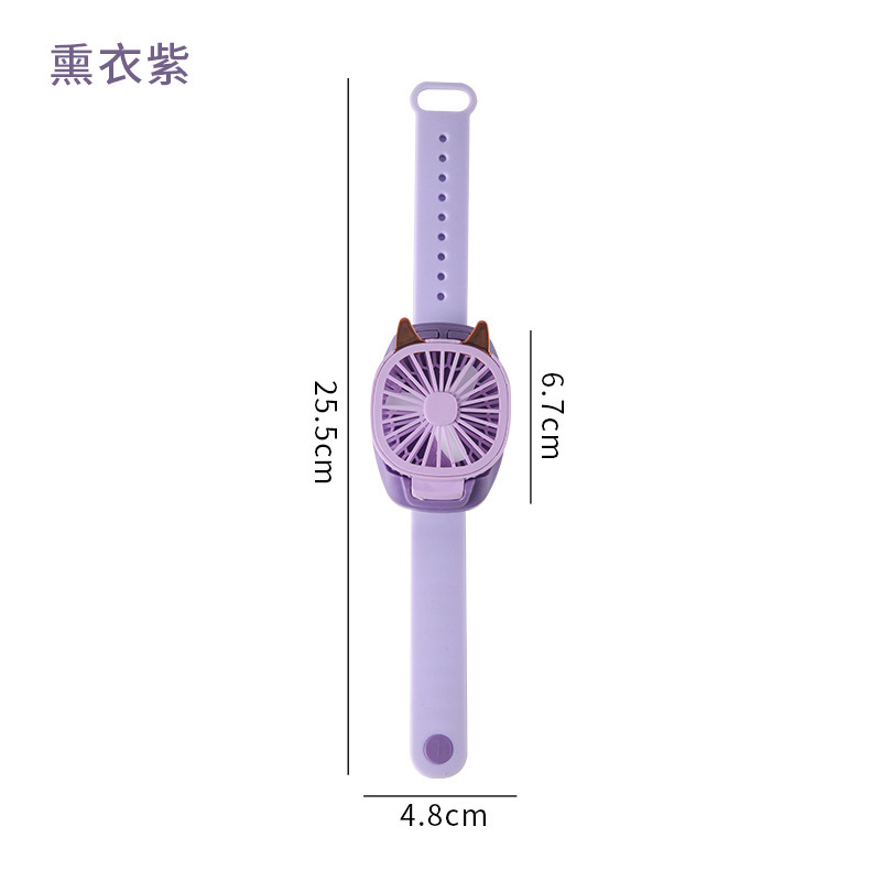 六一子供の日プレゼント腕時計ファンミニ子供usb充電携帯静音学生手首ファン|undefined