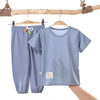 Silk children's mosquito repellent, trousers, short sleeve T-shirt, breathable set suitable for men and women, thin pijama
