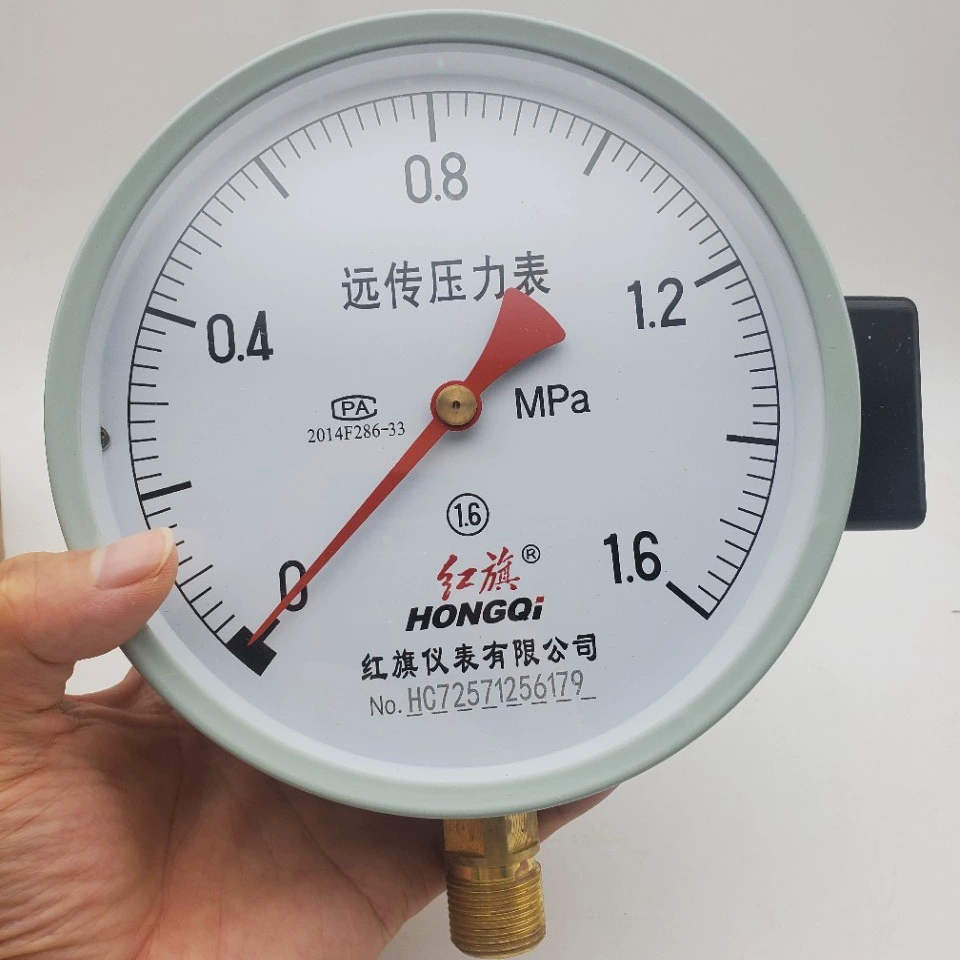 Манометр радиальный Red Flag YTZ-150 для измерения давления воды и воздуха, нержавеющая сталь, прямые продажи с завода