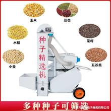 小麦精选机多功能玉米水稻大豆种子去杂脱芒选种机净粮食振动筛选