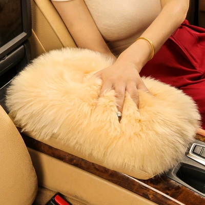 Armrest box pad: pad cover cute car supplies