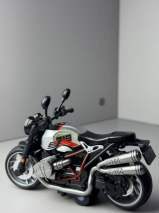 합금 풀백 버전 [플래시 실버] 고급 아크릴 장식품 투명 상자 + 베이스