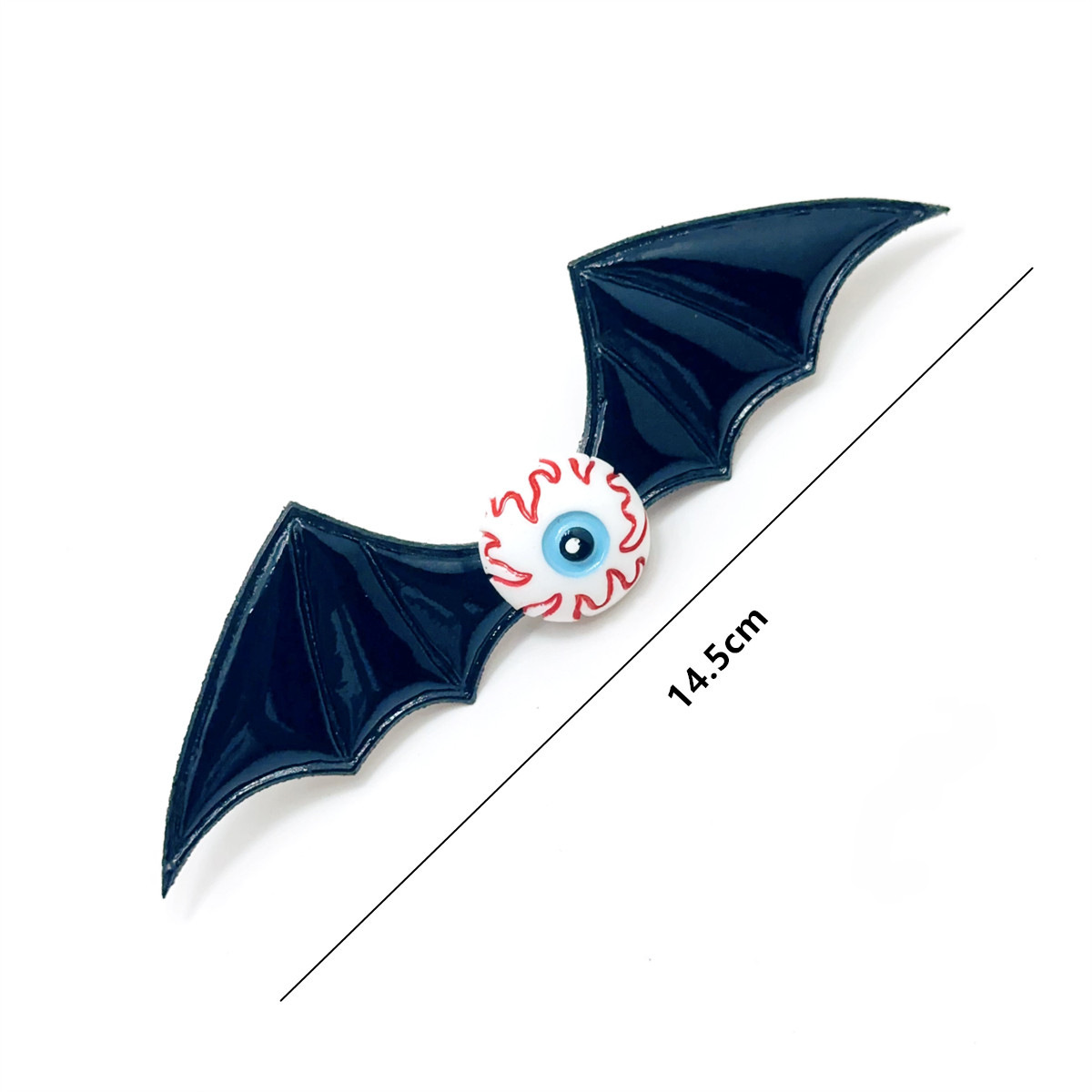 Halloween Bat Wing Hair Clips Funny Devil Skull Head Accessories_voghion.com