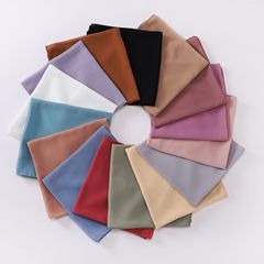 Variety of single color pearl chiffon scarf 90 square scarf Middle Eastern African headscarf fashion silk scarf Hui ethnic gauze scarf hijab