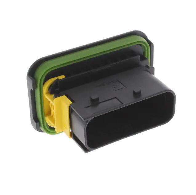 TE Tyco 1- 1564407 -1 Rectangular Connector Housing 16P Plug Black SPot Original