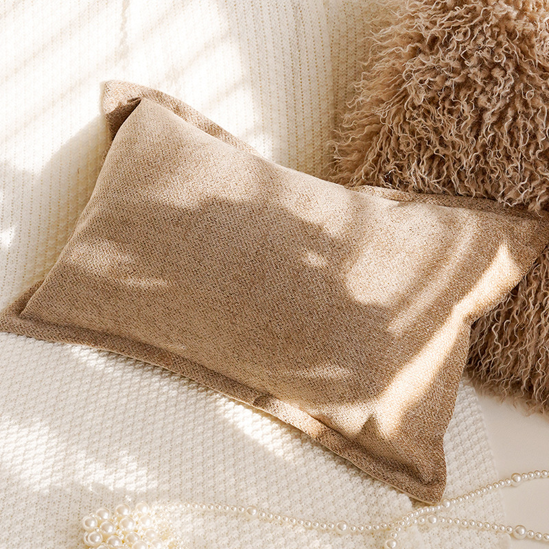 Cream-wind lujoso almohada de soporte de alta calidad, cojín de sofá de sala de estar, cojín de cabecera del dormitorio, funda de almohada con núcleo image 12