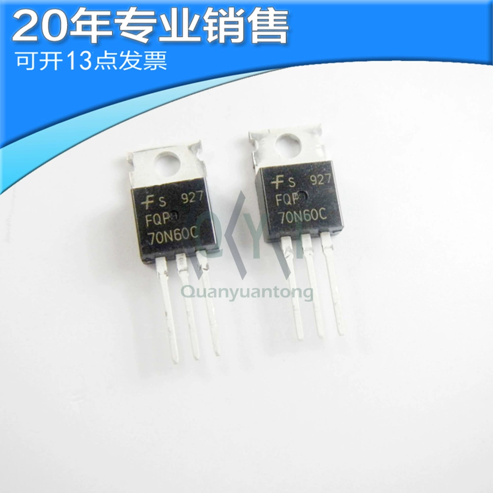 Новый FQP70N60C TO-220 Прямой вставной транзистор 70N60C Электронные компоненты Интегральная схема