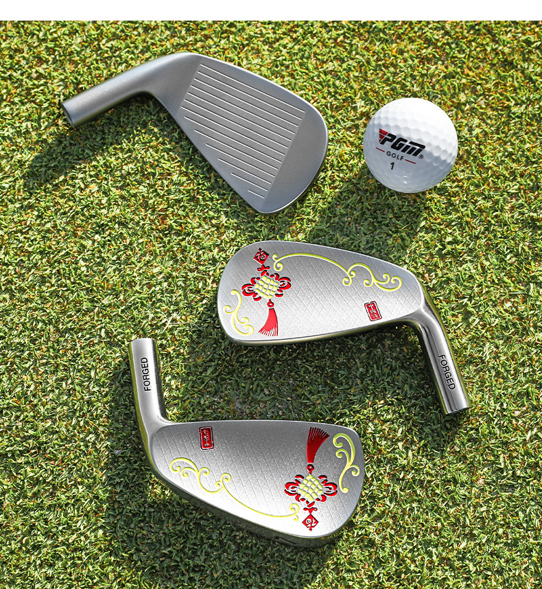 Bộ đầu gậy sắt golf PGM rèn mềm dao lưng hoàn chỉnh — Bộ đầu nút thắt kiểu Trung Quốc [thiết kế mặt sau bằng sắt rèn/mặt sau] TIG085 chi tiết 14