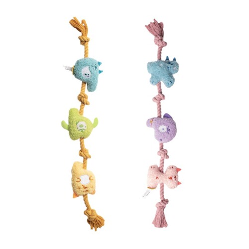 PETSVILLE dog knot toys small and medium-sized dog training self-stimulating teething and bite-resistant pet toys