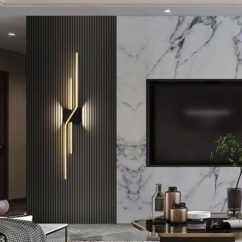 Minima lámpara de cabezal de cama de dormitorio 2024 nuevo LED TV luz de fondo lámpara de pared sofá lámpara de pared de explosión transfronteriza lámpara de pared