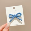 With bow, denim