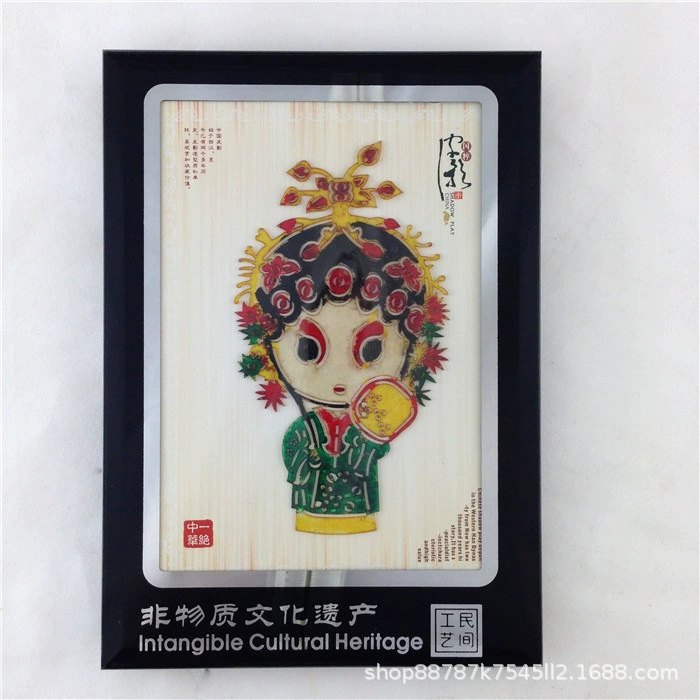 Shadow Shaanxi Shaanxi Shadow Play Display Desktop Swing Китайская характеристика На занятиях школьный подарок для иностранных школьников