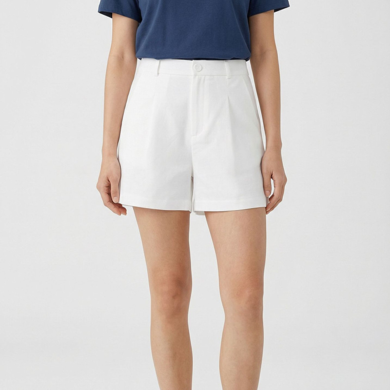 New Lyocell Skin-Friendly A-Line Shorts for Women 2026 New Spring and Summer Casual Wide-Leg Pants Super Soft Professional Wear Pants