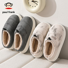 大嘴猴棉拖鞋男冬季家居室内家用保暖毛拖鞋防滑外穿棉拖女款批发