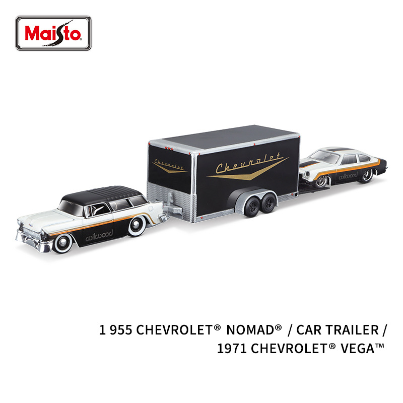 Maisto Meichi Picture Trailer tres en uno Modelo de coche de aleación Modelo de coche de metal Colección de juguetes Decoración al por mayor