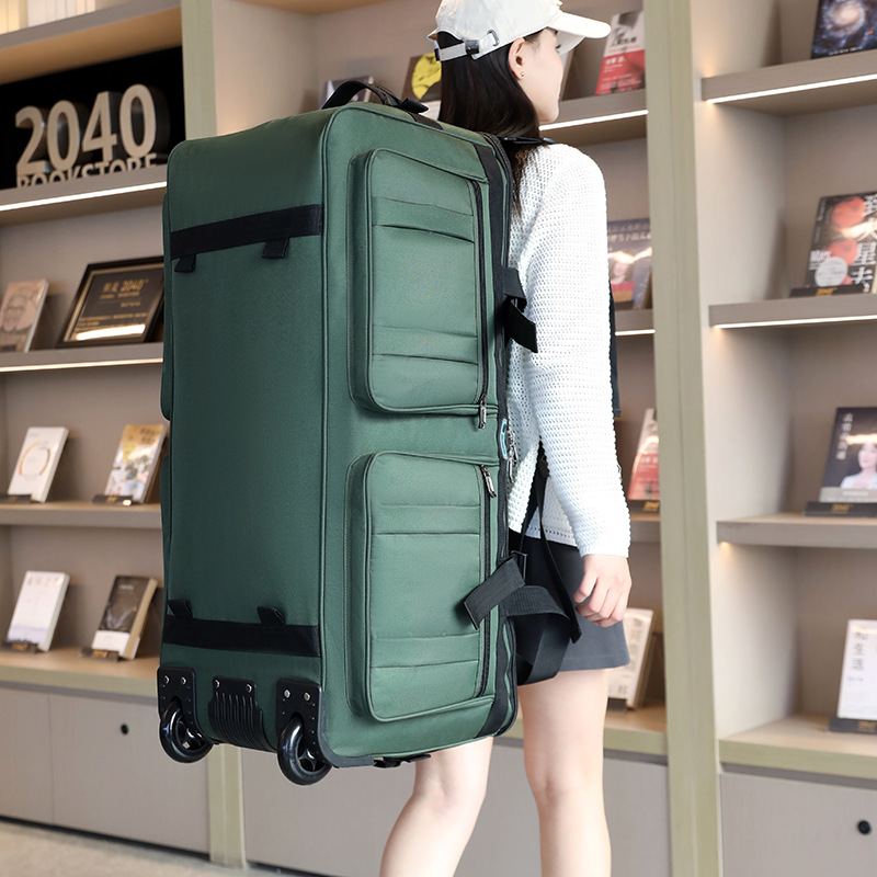 Cross-border large-capacity Oxford cloth travel bag, unisex, foldable, multi-functional backpack, shoulder bag, and handbag