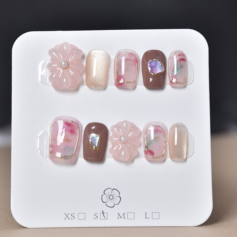 Yarn de estrella suave puro ojo de gato hecho a mano para usar uñas de alto nivel, parches de uñas falsas blanqueadoras, productos terminados de manicure. image 85