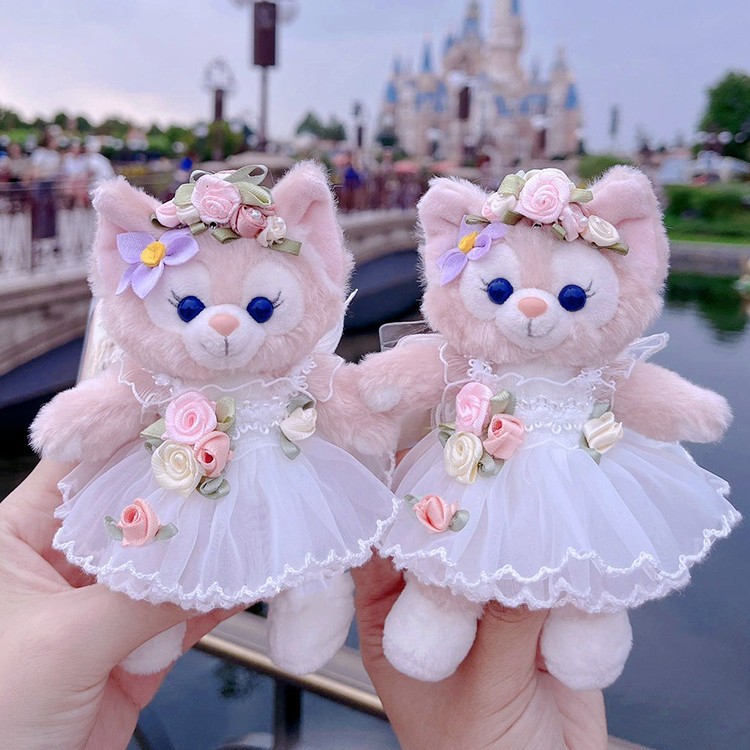 花仙子玲娜贝儿挂件仙女套装婚纱造型春日造型毛绒玩具钥匙圈挂件