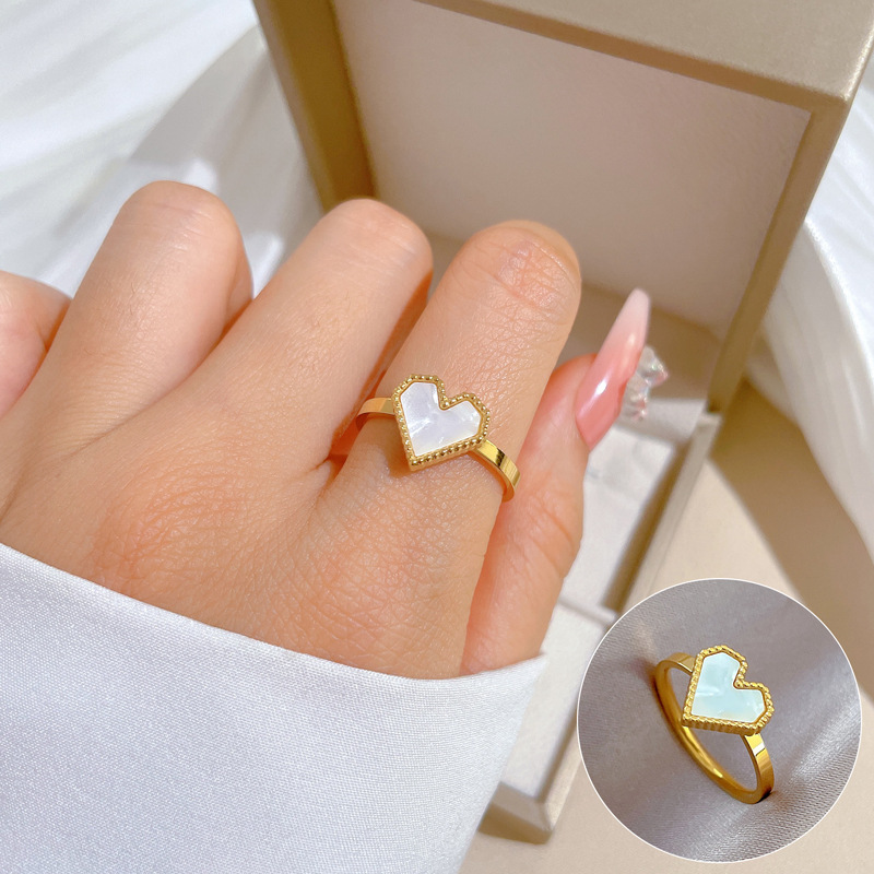 Minimalistischer Titanstahlring Für Damen Und Herren_voghion.com