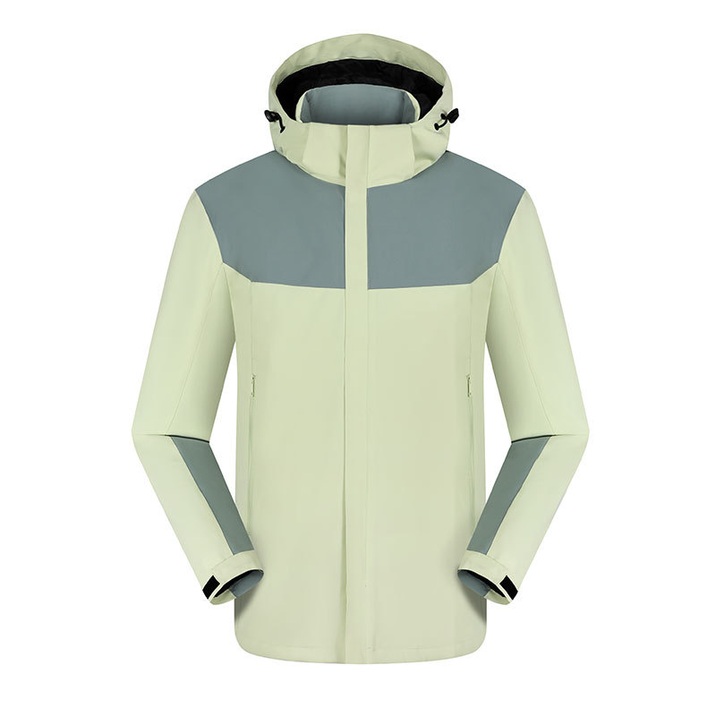 2024 Nueva ropa forrada de lana de una pieza de algodón acolchado al aire libre pareja chaqueta a prueba de viento overoles otoño e invierno cálido ropa de trabajo chaqueta