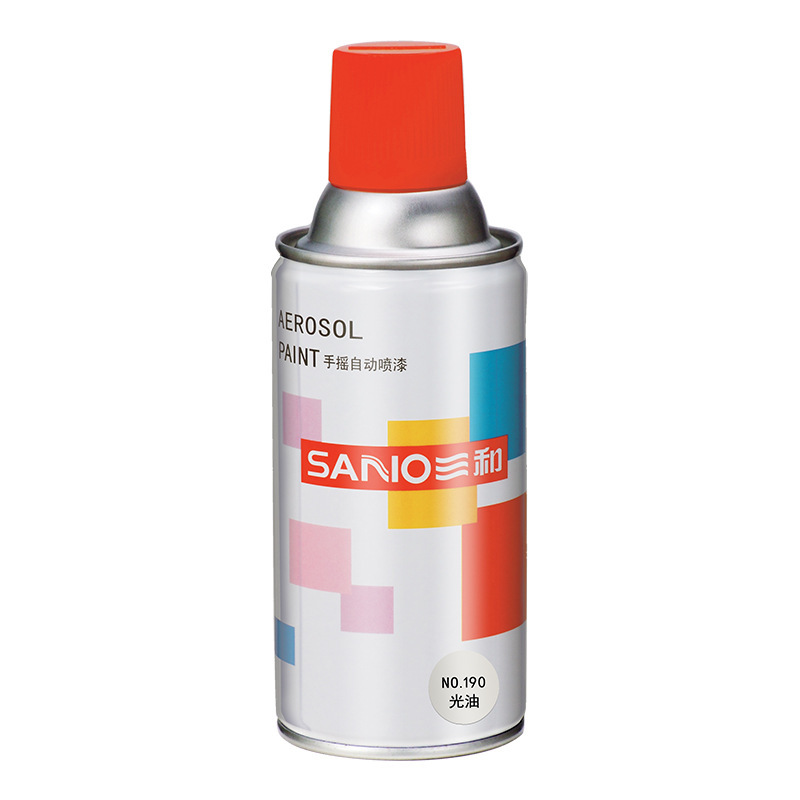 Sanhe self-painting car hand spray paint black metal hand spray paint water-based paint wall automatic spray paint wholesale