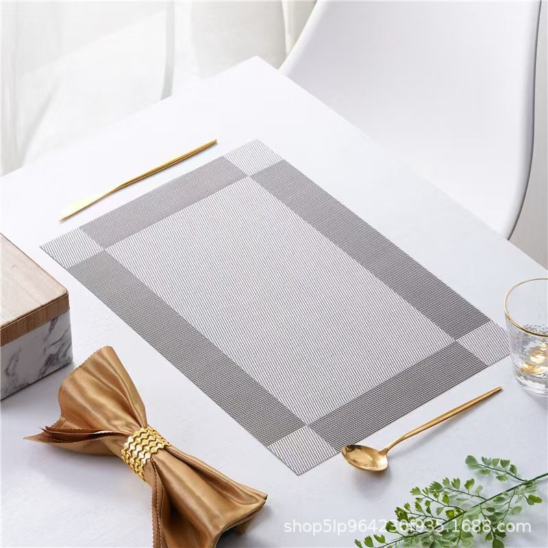 almohadilla de comedor almohadilla de aislamiento térmico almohadilla de mesa a prueba de quemaduras almohadilla de platos impermeable a prueba de aceite sin lavado estilo chino precio al por mayor espeso estilo nórdico