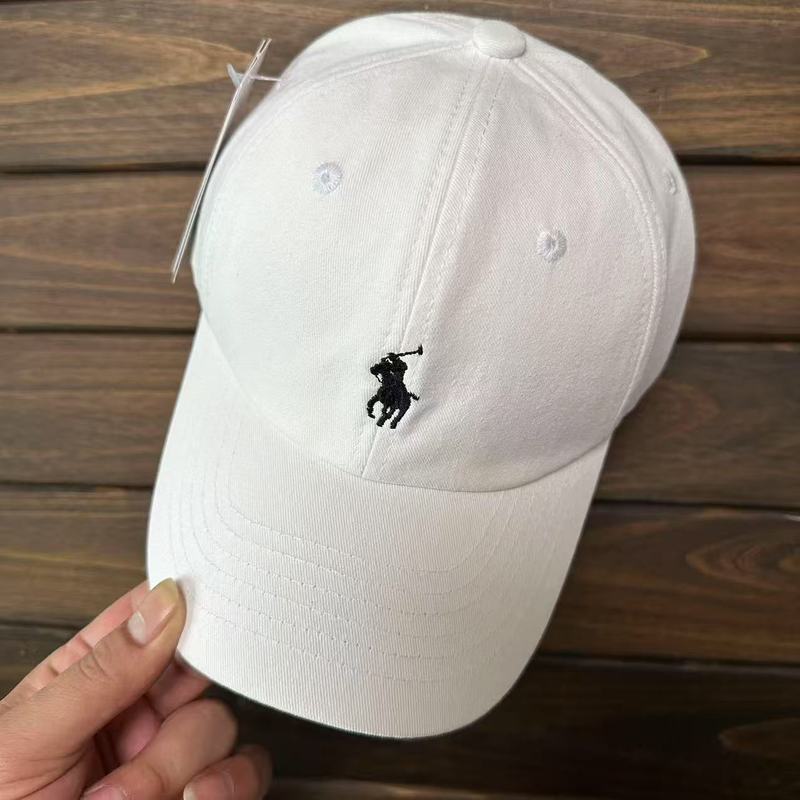 QRコードで購入可能 RL ラフハット 男女兼用 ベースボールキャップ 馬の刺繍入り グレー 大きなつば ソフトトップ ポロキャップ|undefined
