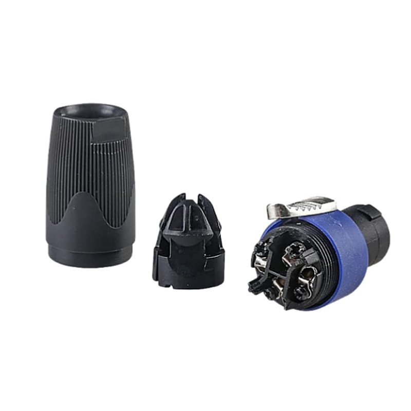 El fabricante suministra conectores de altavoz profesionales de cuatro núcleos, tipo terminal de altavoz de cuatro núcleos, ohmios NL4FC.