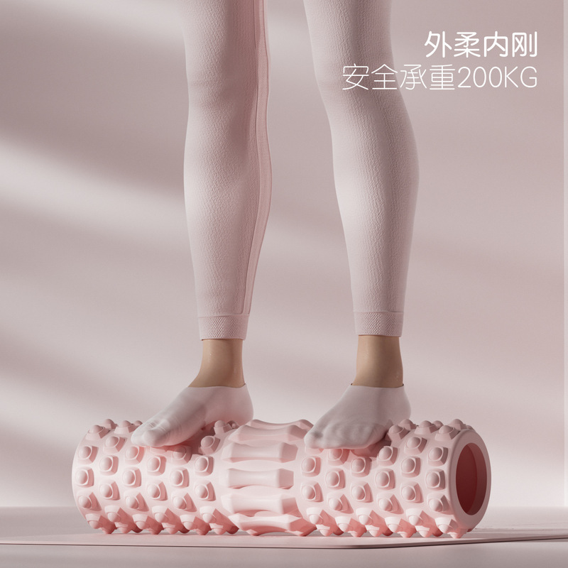 Evaフォーム軸狼牙棒ヨガ柱フィットネス筋肉リラックス筋膜ボールクリップ脚マッサージ器セットフィットネス器|undefined