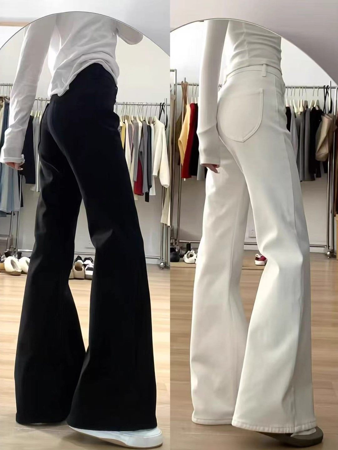 White spring summer jeans