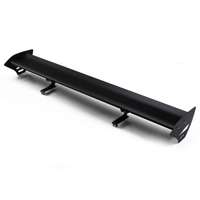 Car Modification No-Drill Single-Layer Aluminum Alloy Rear Wing Hatchback Car Spoiler Fixed Wind Wing (Fixed wind wing) - no-need-to-drill-holes