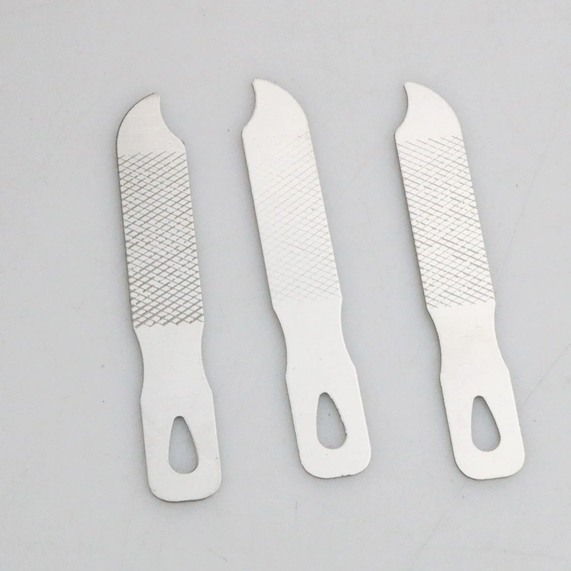 Пилка для ногтей из нержавеющей стали красота Полировка Ногтей Маникюрный Инструмент Полировка Ногтей Двусторонняя пилка сетчатая пилка с ножом для шва пальца